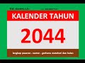 2044 Calendar Complete With Market Weton And Solar And Lunar Eclipse Dates Complete With Maps