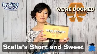 We're Doomed! Board Game - Stella's Short and Sweet