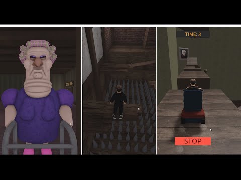 Grumpy Gran! Gameplay Walkthrough EASY and HARD mode - Roblox - No Commentary