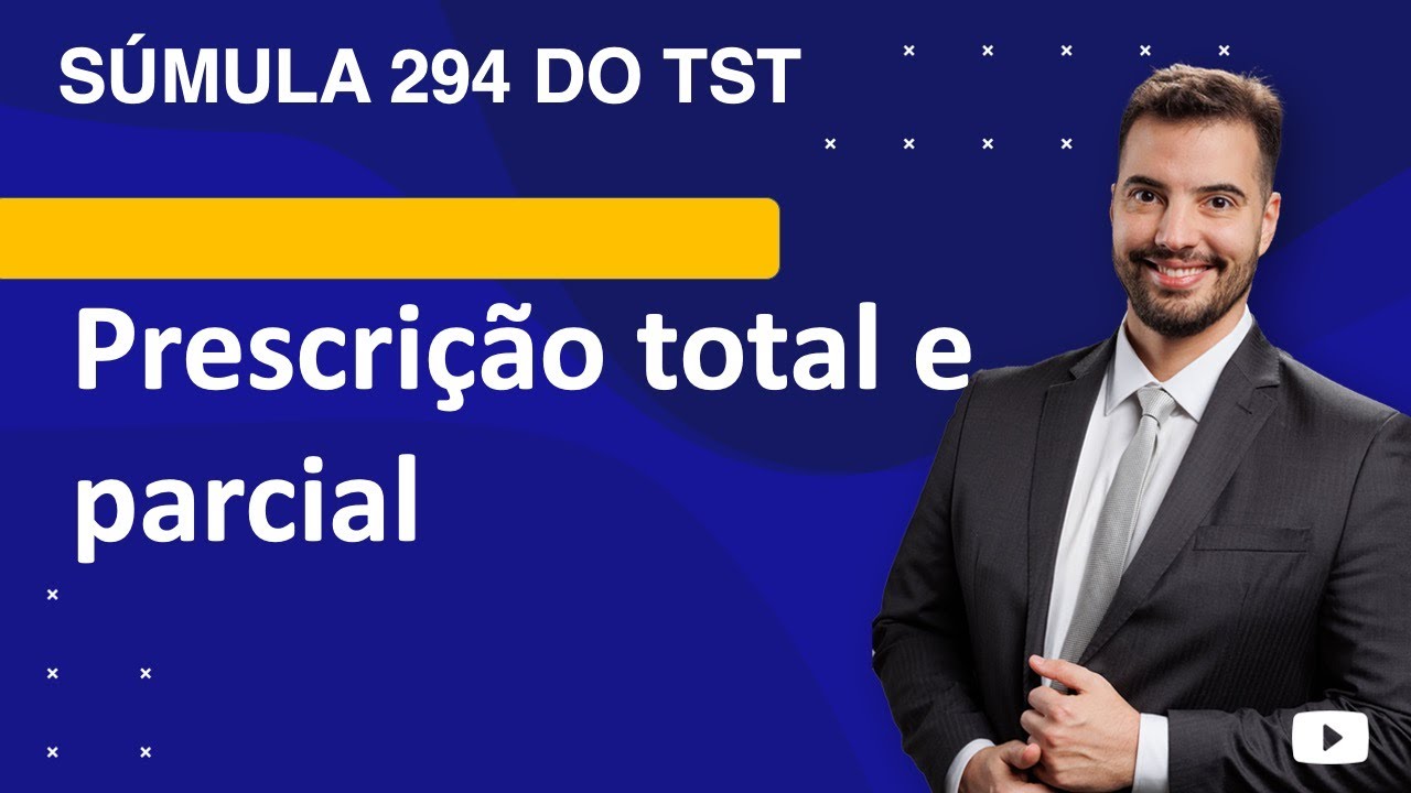 Súmula 294 TST - prescrição total e parcial