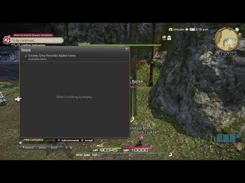 FFXIV SHADOWBRINGERS PATCH 5.3 WHITE MAGE JOB QUEST LVL 80