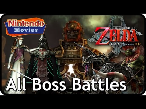 The Legend of Zelda: Twilight Princess HD: All Boss Battles and Mini-Boss Battles