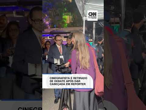 Agressão em debate: cinegrafista é retirado de debate após dar cabeçada em repórter