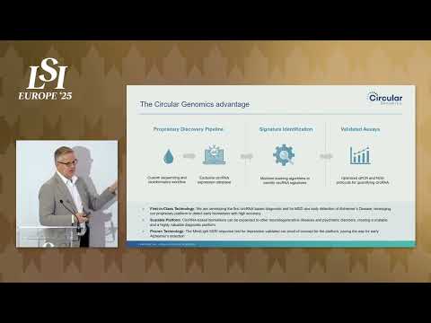 Paul Sargeant, Circular Genomics - Diagnostics And Therapeutics For Mental Health | LSI Europe '25