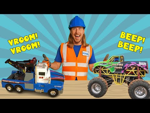 Tow Truck for Kids | Monster Truck Show for Kids | Handyman Hal Trucks