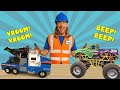 Tow Truck for Kids | Monster Truck Show for Kids | Handyman Hal Trucks