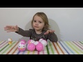 Хеллоу Китти яйца с сюрпризом открываем игрушки HELLO KITTY surprise eggs toys 