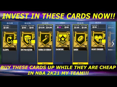 INVEST IN THESE CARDS NOW IN NBA 2K21 MY TEAM TO MAKE SO MUCH MT! MY TEAM MARKET TIPS EP. 28