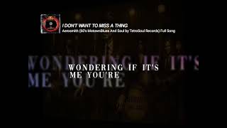Download lagu I don't want to miss a thing - Aerosmith (60's MotownBlues and Soul by TetroSoulRecords) TikTok song mp3 Download lagu I don't want to miss a thing - Aerosmith (60's MotownBlues and Soul by TetroSoulRecords) TikTok song mp3