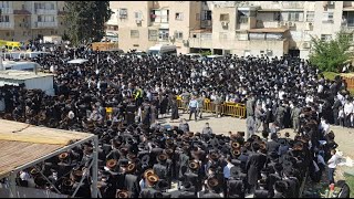 ויהי בנסוע הארון - מסע הלוויה של כ"ק אדמו"ר מפיטסבורג זצ"ל | Funeral of Pittsburgh Rebbe in Ashdod