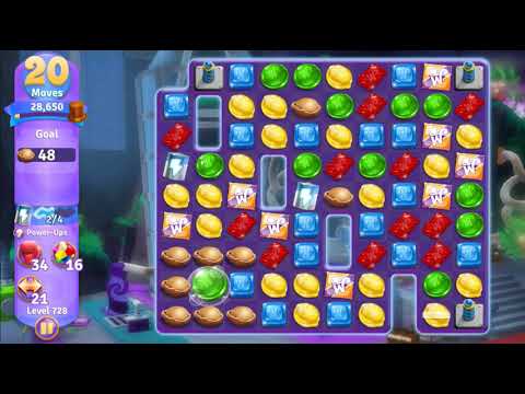 Wonka's World of Candy Level 728 NO BOOSTERS - A S GAMING ✔