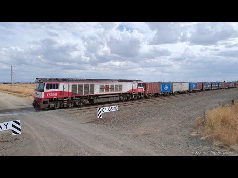 7922V SCT / SBR Dooen Container Train With CSR001 At Railway Crossing (14/3/2023) - PoathTV Railways