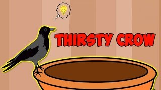 Thirsty Crow - English Story  Moral Stories For Ki