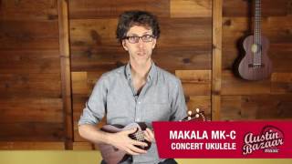 Video thumbnail for Kala MK-C Makala Concert Ukulele Demo by Austin Bazaar