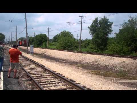 SP EMD SD7 1518 Caboose train Main Line