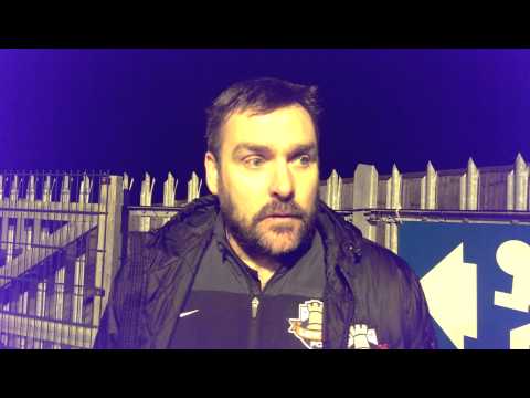 Lewes 2 vs Enfield 1: Steve Brown's reaction