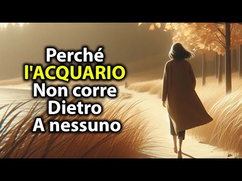 Perché l'ACQUARIO è il segno che non insegue nessuno?