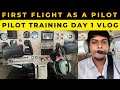 MY FIRST FLIGHT AS A PILOT ! VLOG | Tamil Pilot |
