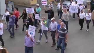 preview picture of video 'Protesto  -   Cachoeira do Sul - 11.07.2013'