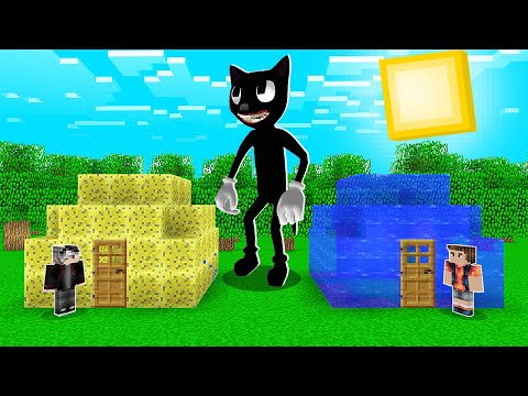 CARTOON CAT VS EV! 😱 - Minecraft