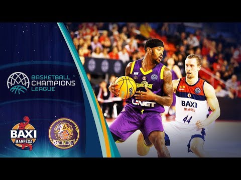 BAXI Manresa v UNET Holon - Full Game - Basketball Champions League 2019-20