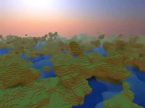 Monecruft early test gameplay - Minecraft clone