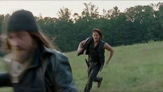 Benny Hill show and Walking Dead - Jesus Daryl Rick chase with Looney Tunes sound effects