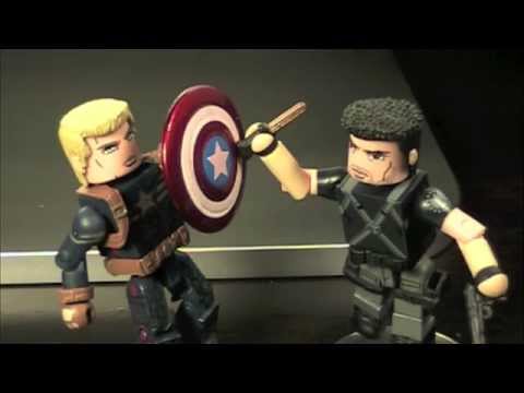 Minimates Marvel Wave 55 Stealth Uniform Captain America and Brock Rumlow Review