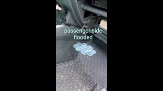 how to fix passenger side floor wet, Mitsubishi outlander 2017