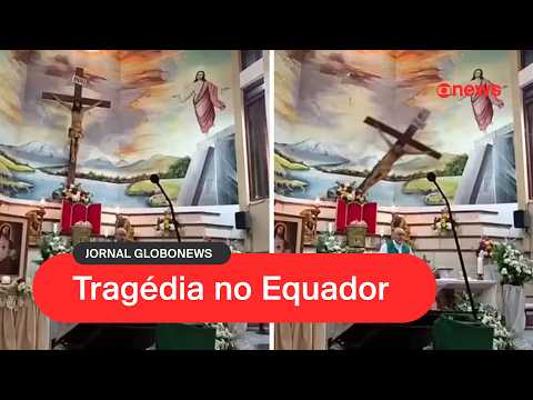 Padre morre após ser atingido por cruz durante missa no Equador
