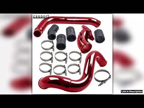 Turbo Intercooler Pipe Intake Elbow For 0307 Ford F250 60L Powerstroke Red Black Reliable Choice