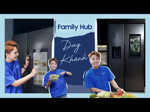 Tủ lạnh Family Hub - trợ thủ đắc lực trong gian bếp | Samsung