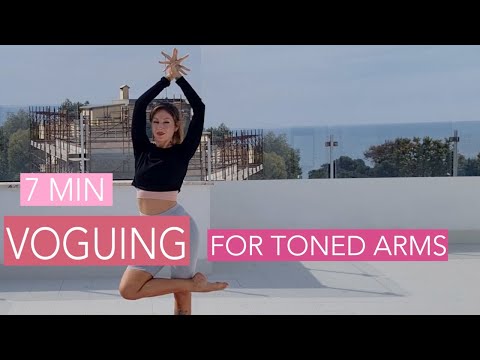 7 MIN VOGUING | ARMS WORKOUT ♡ standing routine ♡ vogue ♡ werk ♡ tone