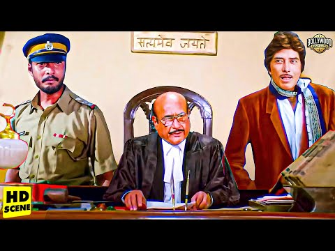नाना पाटेकर और राजकुमार का जबरदस्त कोर्ट सीन | Bollywood  Blockbuster Climax Scene | Tiranga