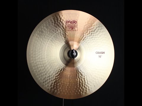 Paiste 16" 2002 Crash - 1119g (video demo) image 2