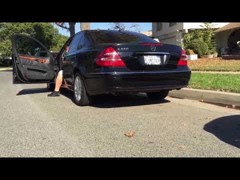 Straight Piped Mercedes E320