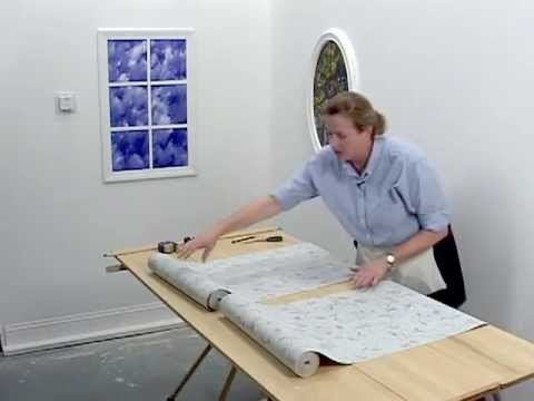 Wallpaper Installation - Pattern Match: Half Drop » American Blinds Video Site