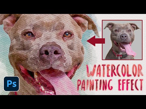 Photoshop Tutorial: WATERCOLOR Effect | Turn Photos into Naturalistic Paintings