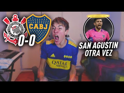 CORINTHIANS 0 - BOCA 0 - REACCION HINCHA DE BOCA - Copa Libertadores Octavos de Final- Toto Bordieri