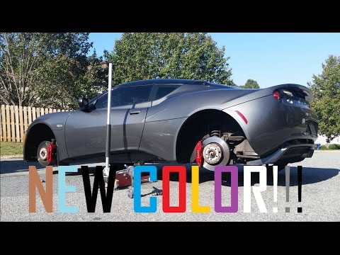 I FINALLY Got To PAINT The Wheels On My Lotus Evora | NEW COLOR!!