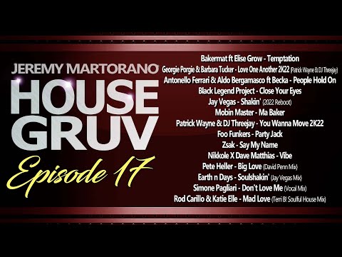 HOUSE GRUV Radio Mixshow 17 - Nu Disco  - Funky House Music Mix 2022 - DJ Jeremy Martorano