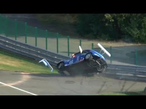 VW FunCup Spa 25 Hours 2018 - Crash and Action