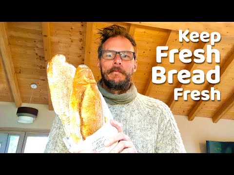 Store Fresh BAGUETTE (French Bread) in the FREEZER + Thawing and Toasting Tips (Works for All Bread)