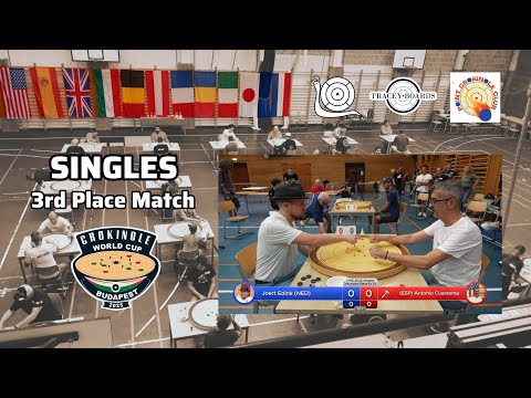 Joert (NED) VS Antonio (ESP) at Crokinole World Cup 2025 SINGLES - 3rd Place Match