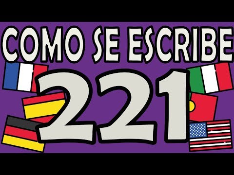 How to Write the Number 221