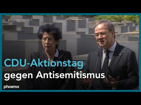 CDU-Aktionstag gegen Antisemitismus: Statements von Armin Laschet und Josef Schuster