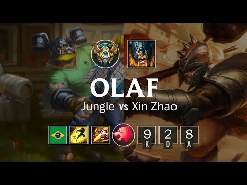 Olaf Jungle vs Xin Zhao - BR Challenger Patch 8.22