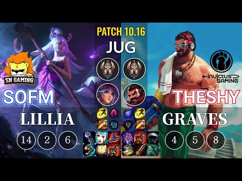 SN SofM Lillia vs IG TheShy Graves Jungle - KR Patch 10.16