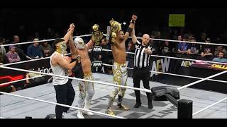 ¡MÍSTICO vuelve a GANAR en AEW! Junto a KEVIN KNIGHT y el CONGLOMERADO, acaban con los JINETES