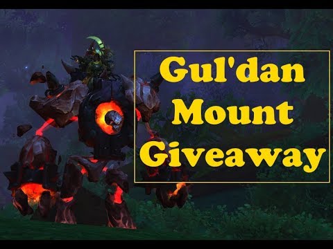 Mythic Gul'dan Mount Giveaway | Free Hellfire Infernal Mount Boost